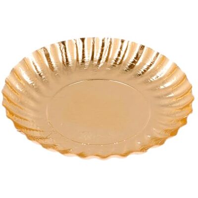 Garcia de Pou 100 unità piccolo piatto per bakery-embossed, 8 cm, in cartone, oro, 8 x 30 x 30 cm Garcia de Pou 100 unità piccolo piatto per bakery-embossed, 8 cm, in cartone, oro, 8 x 30 x 30 cm