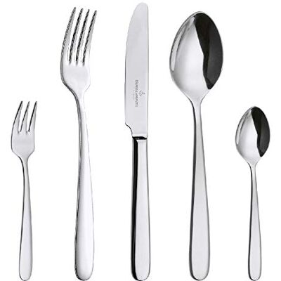 Esmeyer Ticino Set da 30 Posate TICINO in Acciaio Inox 18/10 Lucido, Marca di qualità Solingen Esmeyer Ticino Set da 30 Posate TICINO in Acciaio Inox 18/10 Lucido, Marca di qualità Solingen
