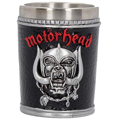 Nemesis Now Black Motorhead bicchierino da liquore 7 cm, resina con inserto in acciaio inox, 35 millilitri Nemesis Now Black Motorhead bicchierino da liquore 7 cm, resina con inserto in acciaio inox, 35 millilitri