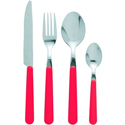 Excelsa Set 24 Posate Jolly Rosso Excelsa Set 24 Posate Jolly Rosso