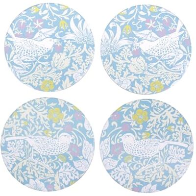 Half Moon Bay William Morris – Set di 4 sottobicchieri – William Morris – Ladro di fragole Half Moon Bay William Morris – Set di 4 sottobicchieri – William Morris – Ladro di fragole