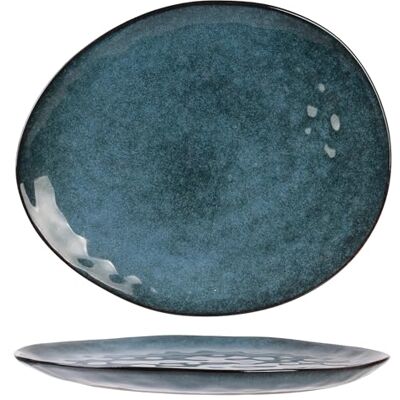 Home Deco Factory Modello 6 Piatti galet - Blu - Set di stoviglie Home Deco Factory Modello 6 Piatti galet - Blu - Set di stoviglie