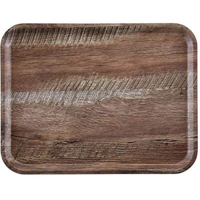 Cambro DR587 Vassoio per mensa in laminato, 14 x 460 x 360 mm, rovere scuro Cambro DR587 Vassoio per mensa in laminato, 14 x 460 x 360 mm, rovere scuro
