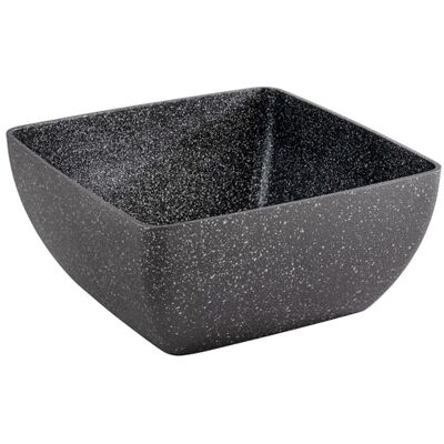 APS Ciotola FROSTFIRE, alluminio, rivestimento antiaderente, 25 x 25 cm, altezza 12 cm, 3,8 litri, nero-argento APS Ciotola FROSTFIRE, alluminio, rivestimento antiaderente, 25 x 25 cm, altezza 12 cm, 3,8 litri, nero-argento