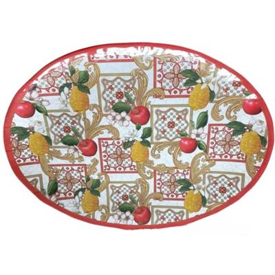 I.B.C. L.MAIOLICA VASSOIO OVALE 40x30cm I.B.C. L.MAIOLICA VASSOIO OVALE 40x30cm