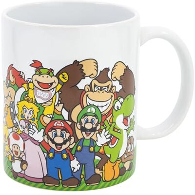 Stor Tazza in Ceramica Super Mario Bros 325ml Design Ufficiale con Licenza Perfetta per Caffè, Tè e Bevande Calde per Fan Stor Tazza in Ceramica Super Mario Bros 325ml Design Ufficiale con Licenza Perfetta per Caffè, Tè e Bevande Calde per Fan