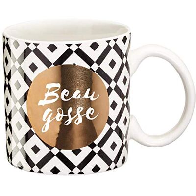 DRAEGER PARIS Tazza in porcellana fine "Beau Gosse" Tazza umorismo per collega, per lui, amico, fratello, uomo Tazza e tazza da caffè con confezione regalo DRAEGER PARIS Tazza in porcellana fine "Beau Gosse" Tazza umorismo per collega, per lui, amico, fratello, uomo Tazza e tazza da caffè con confezione regalo