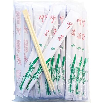 Generic Bamboo Chopsticks White (23 cm) Multipack 10 x 100 Pieces Generic Bamboo Chopsticks White (23 cm) Multipack 10 x 100 Pieces