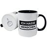 Ich hasse Menschen Tazza in ceramica da 0,3 l, unisex