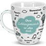 Sheepworld Tasse Ohne Lieblingsmensch ist alles doof, Wolke, 45 cl, Blau, Geschenktasse