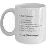 Acen Merchandise Novità 6 regole di successo Arnold Schwarzenegger Gift slogan mug SK140