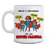 Babloo Tazza Mamma Mug Personalizzata Nulla è Impossibile per una Super Mamma Personalizzabile Idea Regalo per la Festa della Mamma