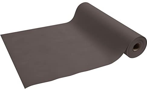 Pro Nappe Cod. Runner da tavolo monouso in Spunbond Rotolo 0,40 x 27 Mt pretagliato ogni 0,90m Materiale antistrappo, idrorepellente e facile da pulire Conf. da 4 rotoli cioccolato