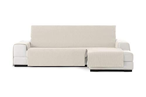 Eysa Italia Loira  Protect Salva Divano Impermeabile e Traspirante, 65% Poliestere 35% Cotone, Greggio, 240 cm