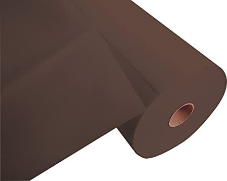 Pro Nappe Cod. Runner da tavolo monouso in Spunbond Rotolo 0,40 x 24 Mt pretagliato ogni 1,20m Materiale antistrappo, idrorepellente e facile da pulire Conf. da 4 rotoli cioccolato