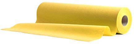 VelaHub Airlaid 20 Runner da tavolo, 40 x 120 cm, rotolo da 24 m, colore: giallo