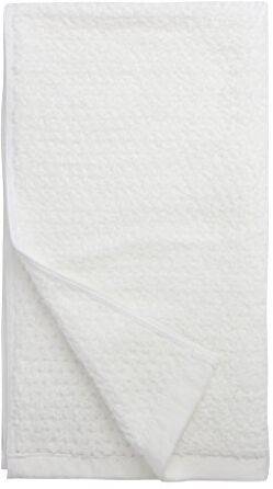 Everplush 710 – 01 – 03 – 55 – P 4 Pezzi Diamond Jacquard Biancheria da Bagno, Asciugamano a Mano, Navy, White, 16 Inches x 30 Inches