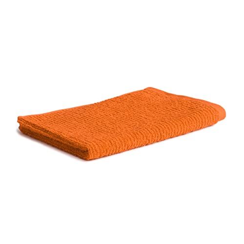 Möve Elements Asciugamano ospite, 30 x 50 cm, 100% cotone, colore: Arancione