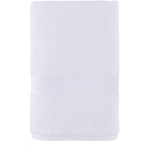 Tommy Hilfiger Asciugamano americano moderno in tinta unita, 40,6 x 66 cm, 100% cotone 574 g/m² (bianco brillante)