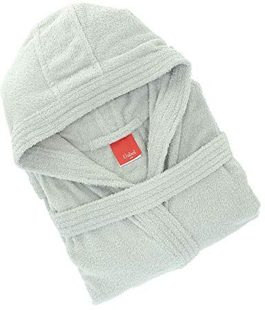 Gabel Accappatoio Adulto, 100% Cotone, Grigio, Taglia M