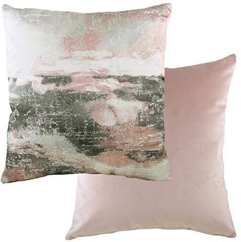 Evans Lichfield Coussin paysage Couverture, Velluto, Polvere/Grigio, 43 x 43cm