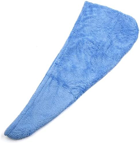 Generic XYWHPGV Blue Bath Spa Shower Magic Hair Fast Quick Dry assorbente Twist Asciugamano Wrap Hat Cap Turbante Cap(c89a6 0e3e7 ac976 204d6 5440d 61c73