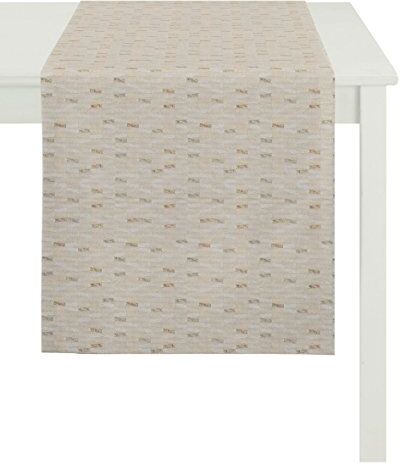 Apelt 3006 48 X 140 20 Runner, Poliestere, Oro/Crema, 48 x 140 x 0.2 cm