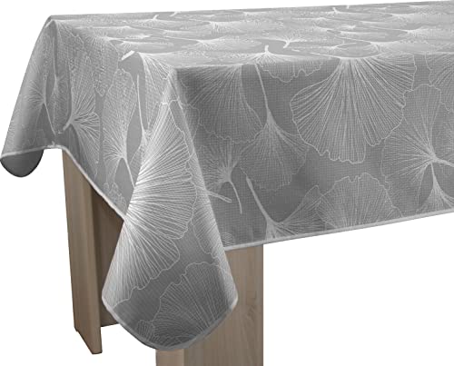 Le linge de Jules Tovaglia antimacchia , ovale, 150 x 240 cm, grigio, bianco