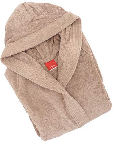 Gabel Accappatoio Adulto, 100% Cotone, Beige, Taglia XXXL