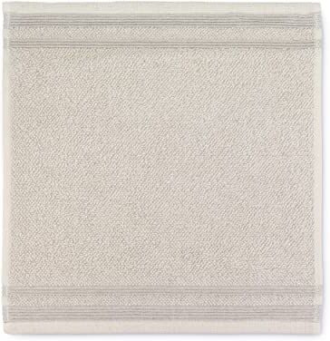 Möve Wellbeing Struttura Perla con Tucks Panno Sapone 30 x 30 cm, Asciugamano Made in Germany, 85% Cotone 15% Lino, Natura