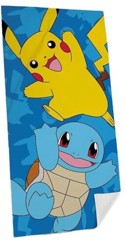 Nintendo Kids Euroswan Asciugamano Pokemon Cotone 140 x 70 cm