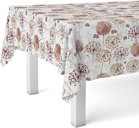 Martina Home Tovaglia in tela cerata Freda, 250 x 140 cm, colore: lilla