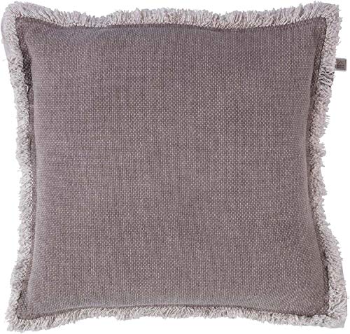 Dutch Decor Burto Copricuscino, Cotton, Grigio talpa