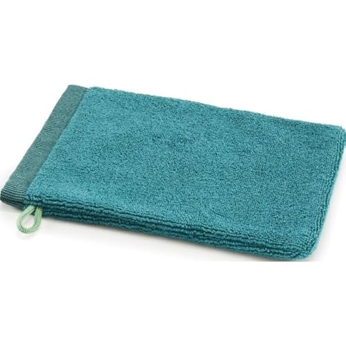 Bassetti New Shades  Guanto da bagno in 100% cotone, colore verde V1, dimensioni: 16 x 12 cm