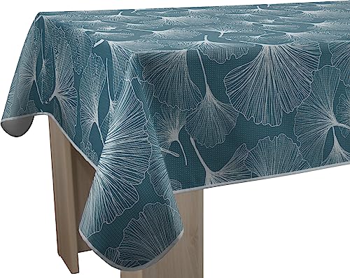 Le linge de Jules Biloba Tovaglia antimacchia, rettangolare, 150 x 240 cm, colore: Blu