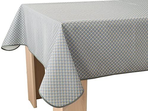 Le linge de Jules Tovaglia Antimacchia Paon Grigio Rettangolare 150 x 200 cm