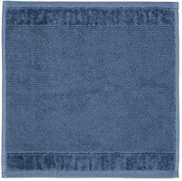 Möve Bamboo Luxe, asciugamano 30 x 30 cm, in 60% cotone, 40% viscosa di cellulosa di bambù, blu