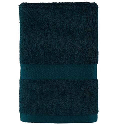 Tommy Hilfiger Asciugamano moderno americano solido, 40,6 x 66 cm, 100% cotone 574 g/m² (giardino botanico)