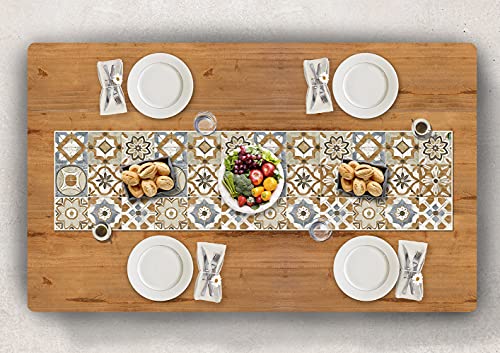 Vilber , Runner da tavolo in vinile (30,5 x 120 cm), antimacchia, antiscivolo e resistente al calore, combinabile con tovagliette e tappeti. Kollar 40