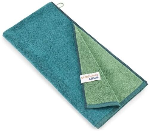 Bassetti New Shades  Asciugamano 100% cotone, 50 x 100 cm, colore: Verde