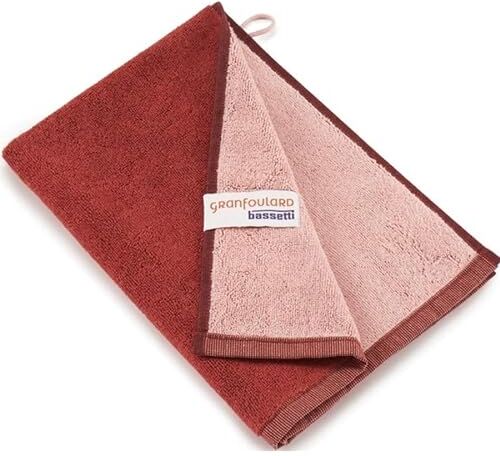 Bassetti New Shades  Asciugamano per ospiti in 100% cotone, colore: Terracotta R1, dimensioni: 40 x 60 cm