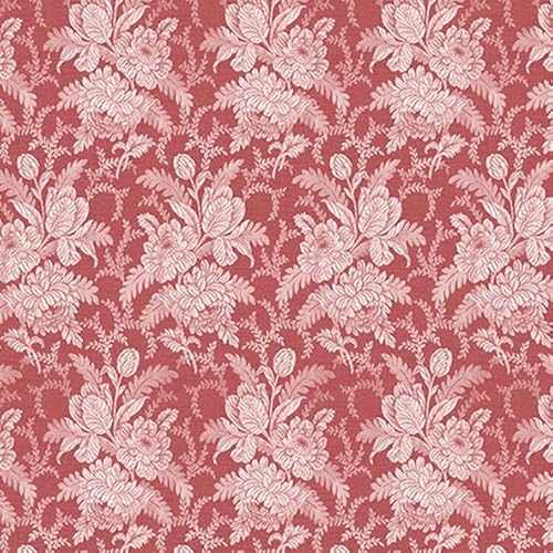 Bassetti Oristano  Tovaglia jacquard in 100% cotone, colore rosso R1, dimensioni: 170 x 170 cm