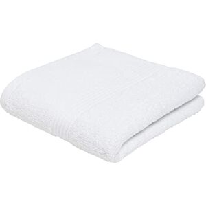 MEVAK LIVING Asciugamano bianco in cotone - Asciugamano da bagno MEVAK LIVING Asciugamano bianco in cotone - Asciugamano da bagno