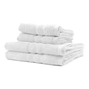 TODAY 2 asciugamani da bagno 50 x 90 + 2 lenzuola da bagno, 70 x 130 cm, 100% cotone, gesso TODAY 2 asciugamani da bagno 50 x 90 + 2 lenzuola da bagno, 70 x 130 cm, 100% cotone, gesso