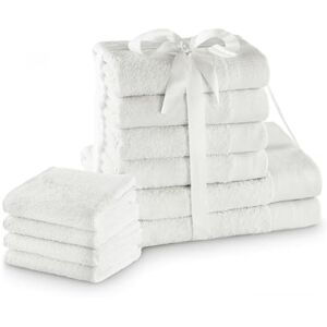 Amelia Home - AMARI - Bianco - 70x140 cm - set di asciugamani Amelia Home - AMARI - Bianco - 70x140 cm - set di asciugamani