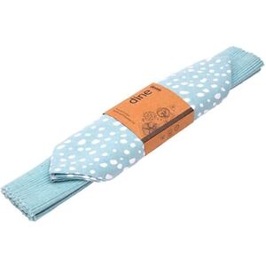 Dexam Sintra Set tovagliolo e tovaglietta in cotone riciclato a pois, colore: carta da zucchero Dexam Sintra Set tovagliolo e tovaglietta in cotone riciclato a pois, colore: carta da zucchero