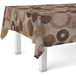 Tovaglia oilcloth Martina Home - Marrone - 260 x 140 cm Tovaglia oilcloth Martina Home - Marrone - 260 x 140 cm