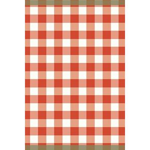 Asciugamano da cucina Coucke Emile - Motivo Vichy - Rosso Arancione - Cotone lino Asciugamano da cucina Coucke Emile - Motivo Vichy - Rosso Arancione - Cotone lino