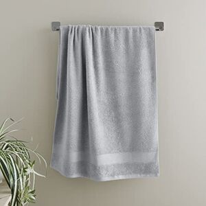 Asciugamano da bagno in cotone antibatterico argento Catherine Lansfield Asciugamano da bagno in cotone antibatterico argento Catherine Lansfield