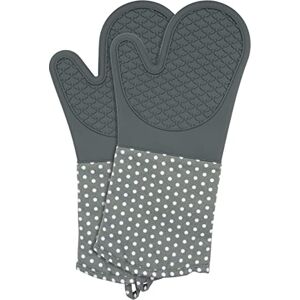 Wenko guanti da cucina plastica/silicone Grigio Wenko guanti da cucina plastica/silicone Grigio